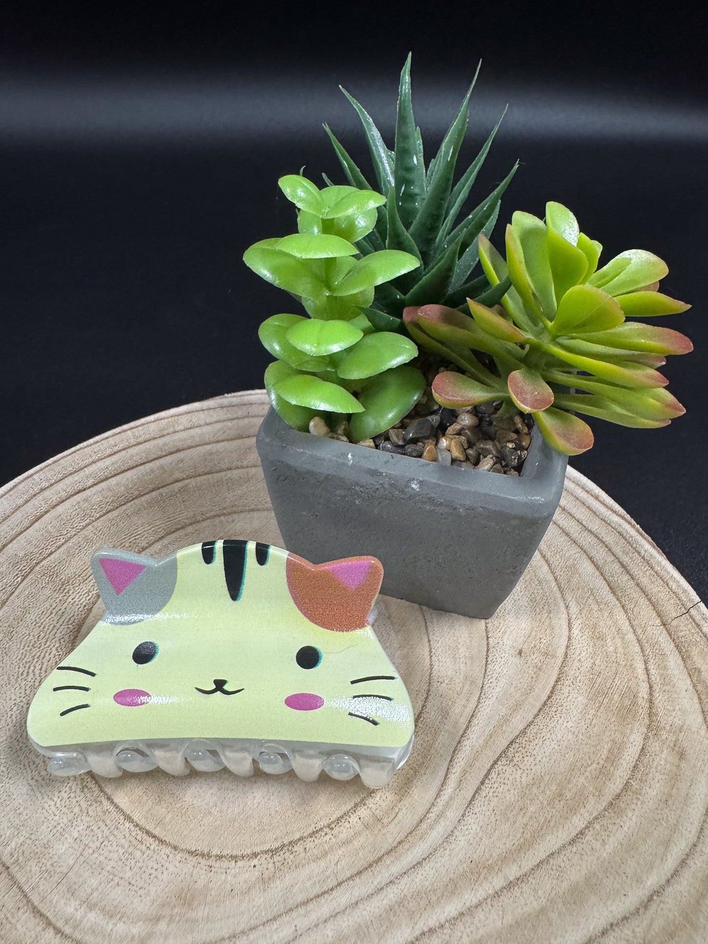Pince à cheveux à motif de chat Boutique Poilue & Co.