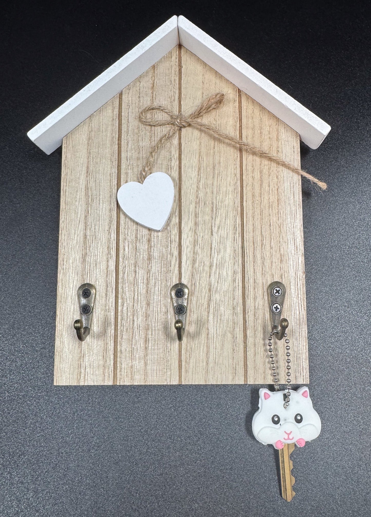 Cache-clé de hamster blanc Boutique Poilue & Co.