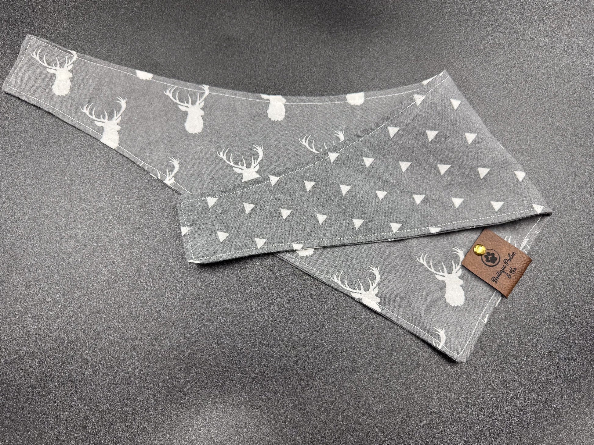 Foulard rennes blancs Grand Boutique Poilue & Co.