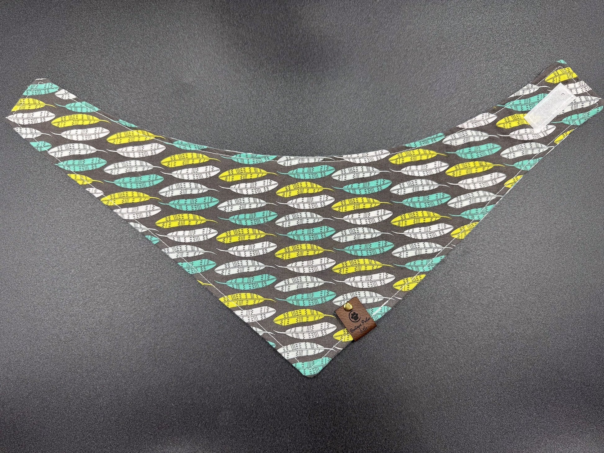 Foulard plume Grand Boutique Poilue & Co.
