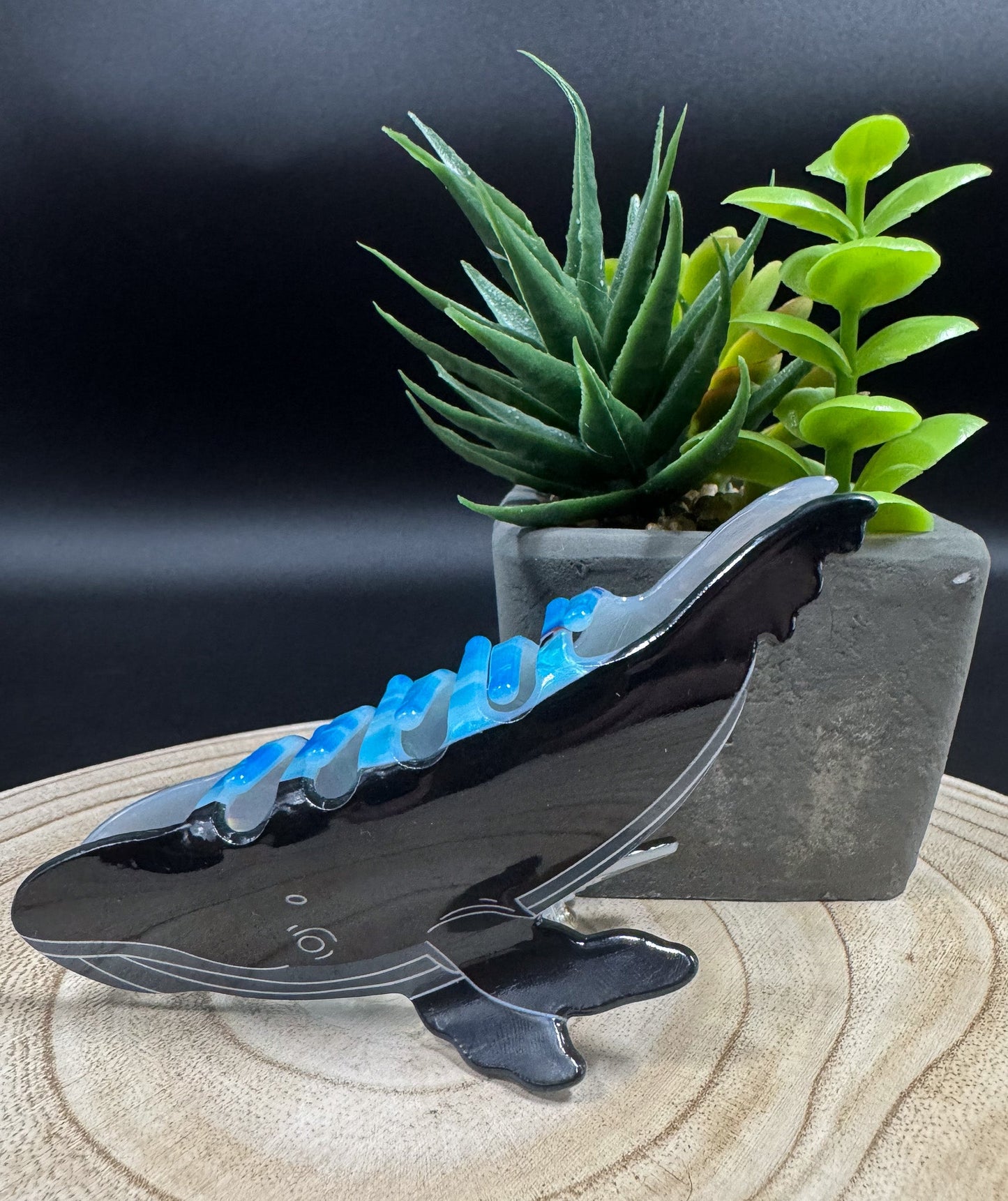 Pince à cheveux à motif de baleine Boutique Poilue & Co.