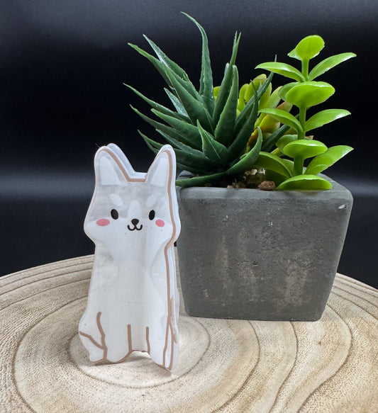 Pince à cheveux à motif de chien Husky Boutique Poilue & Co.