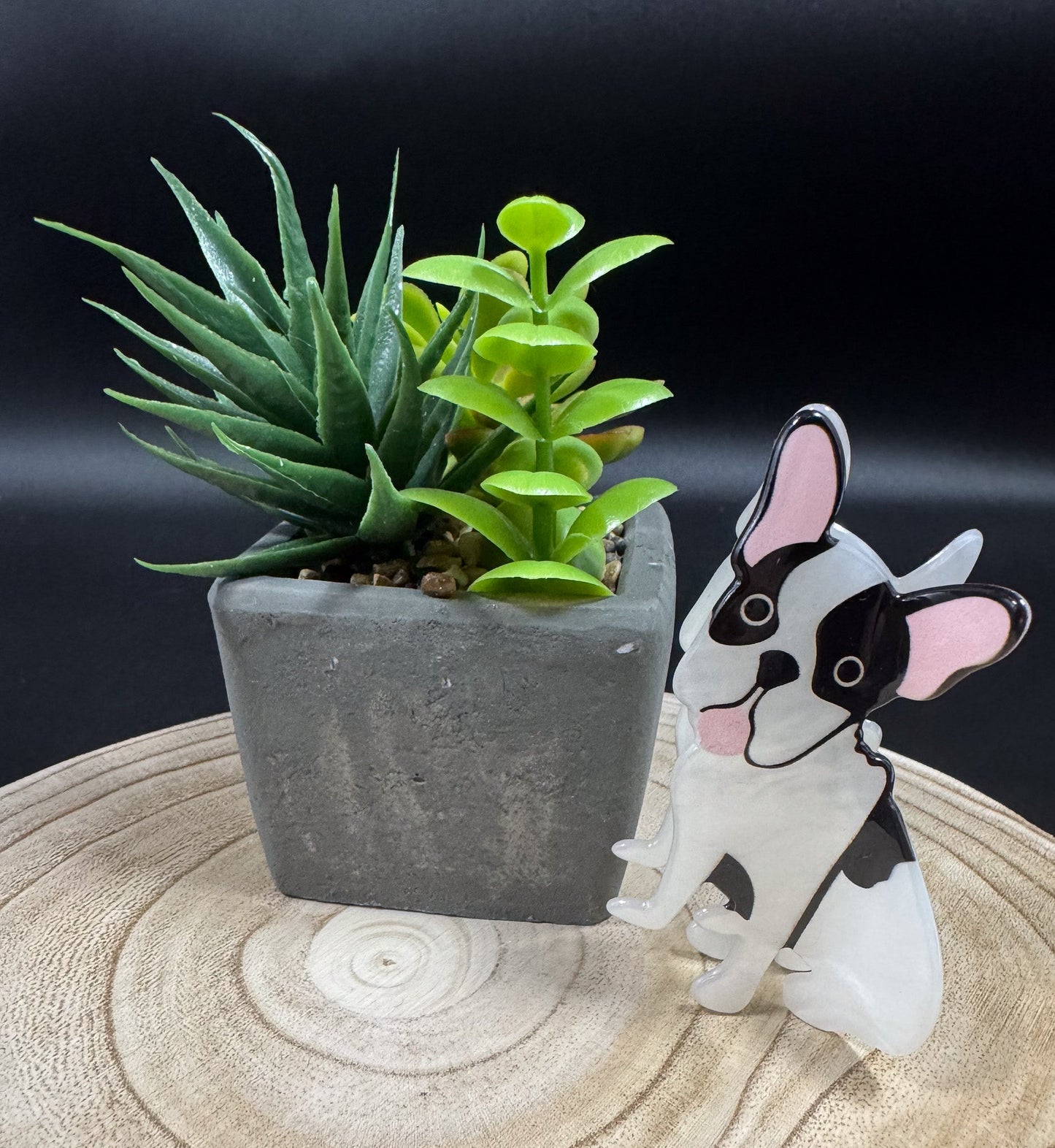 Pince à cheveux à motif de Boston Terrier Boutique Poilue & Co.
