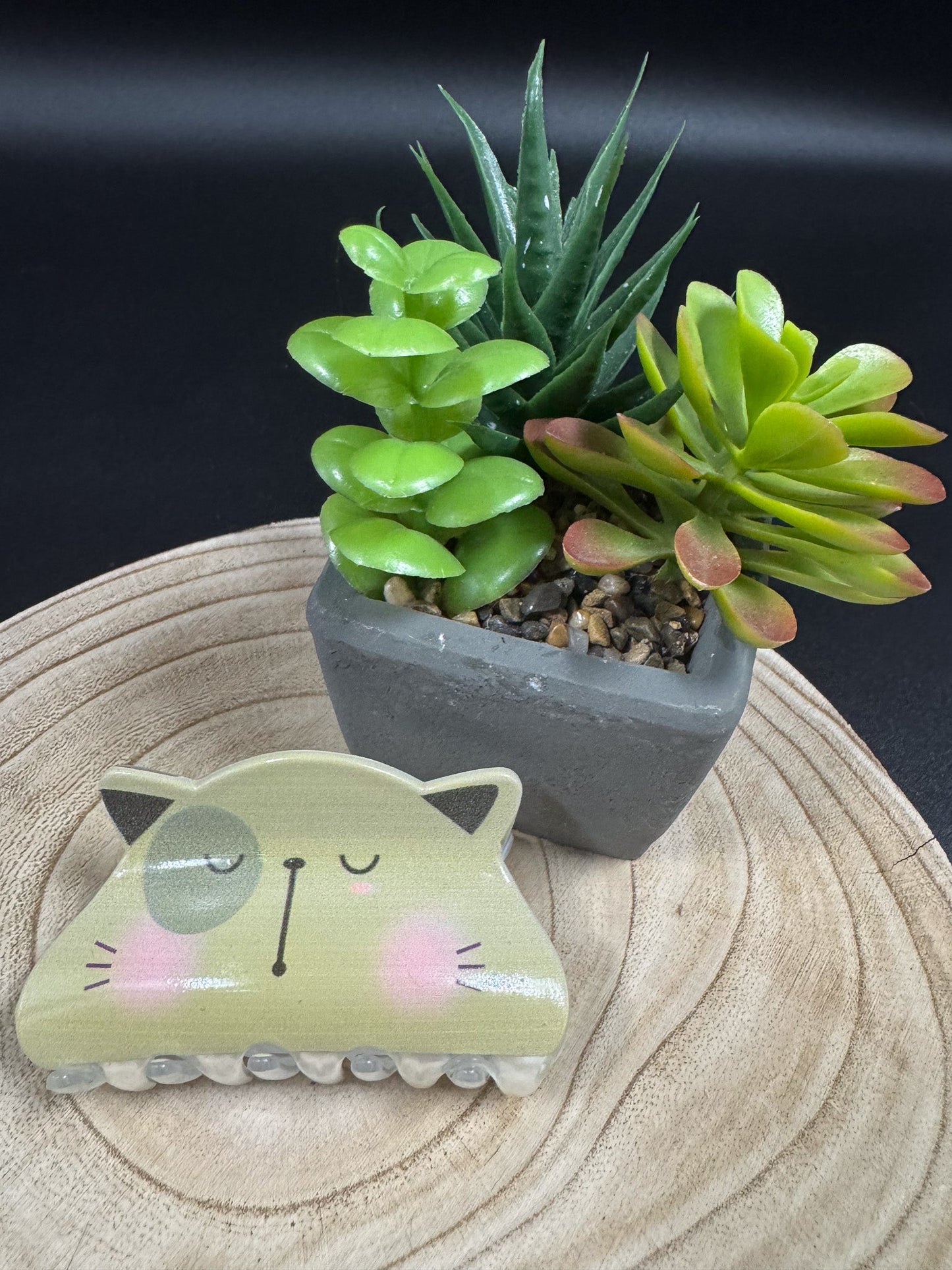 Pince à cheveux à motif de chat Boutique Poilue & Co.