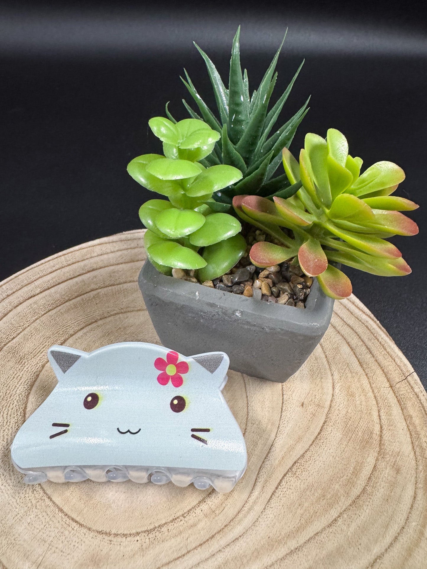 Pince à cheveux à motif de chat Boutique Poilue & Co.