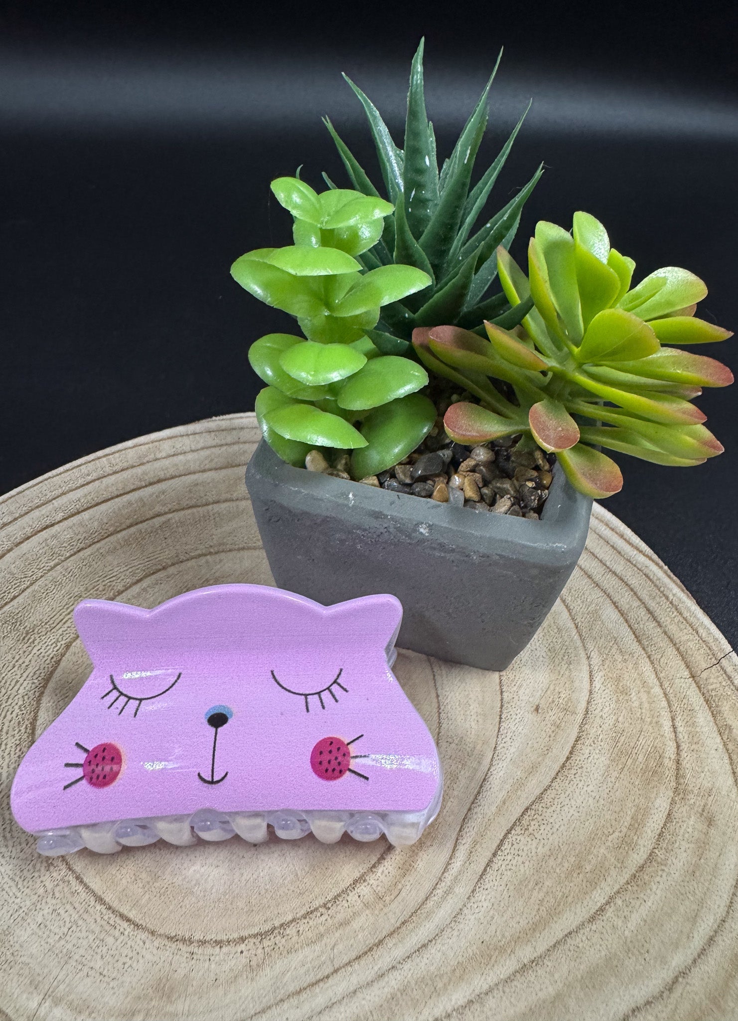 Pince à cheveux à motif de chat Boutique Poilue & Co.