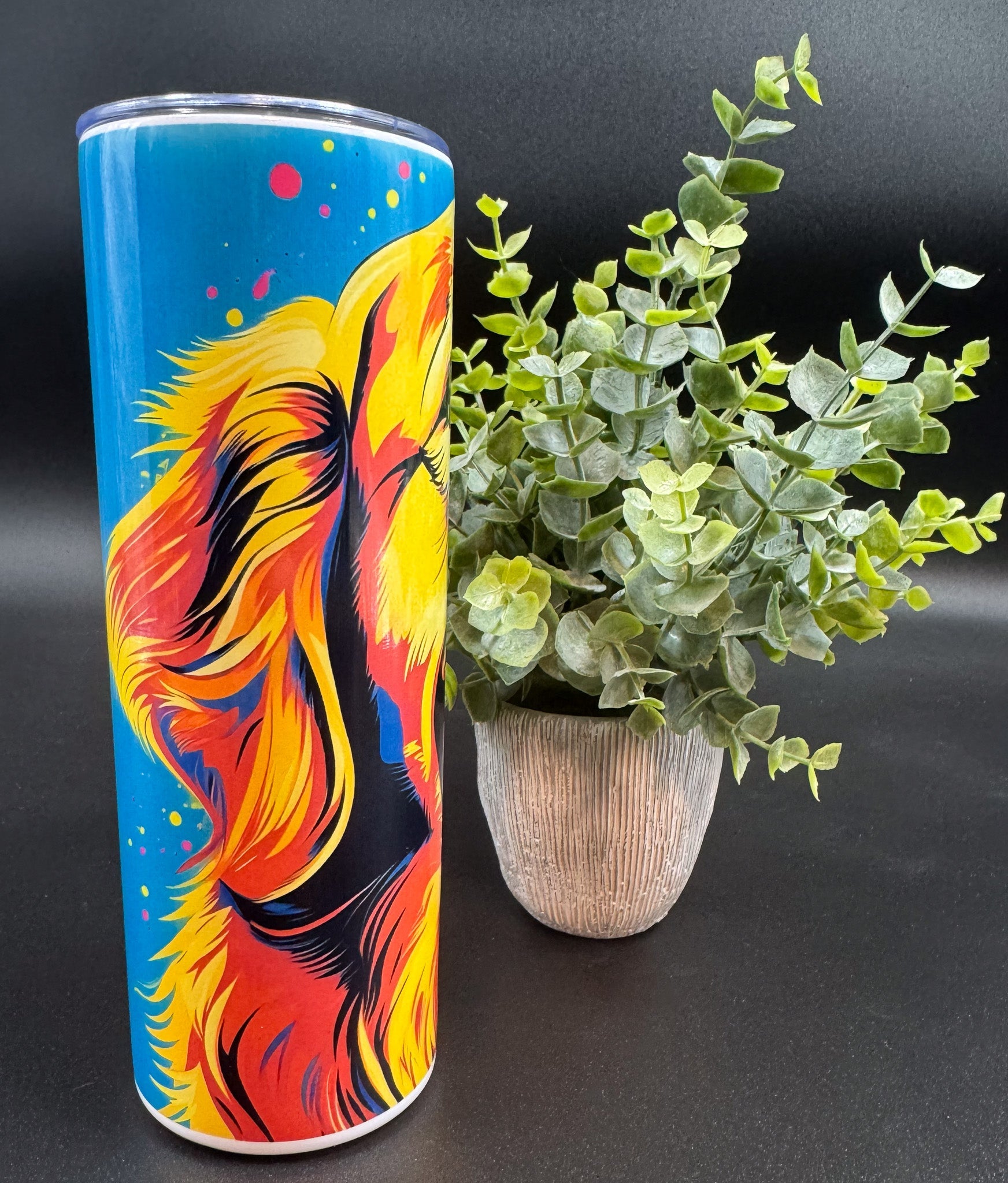 Bouteille isotherme avec chien labrador blond Boutique Poilue & Co.