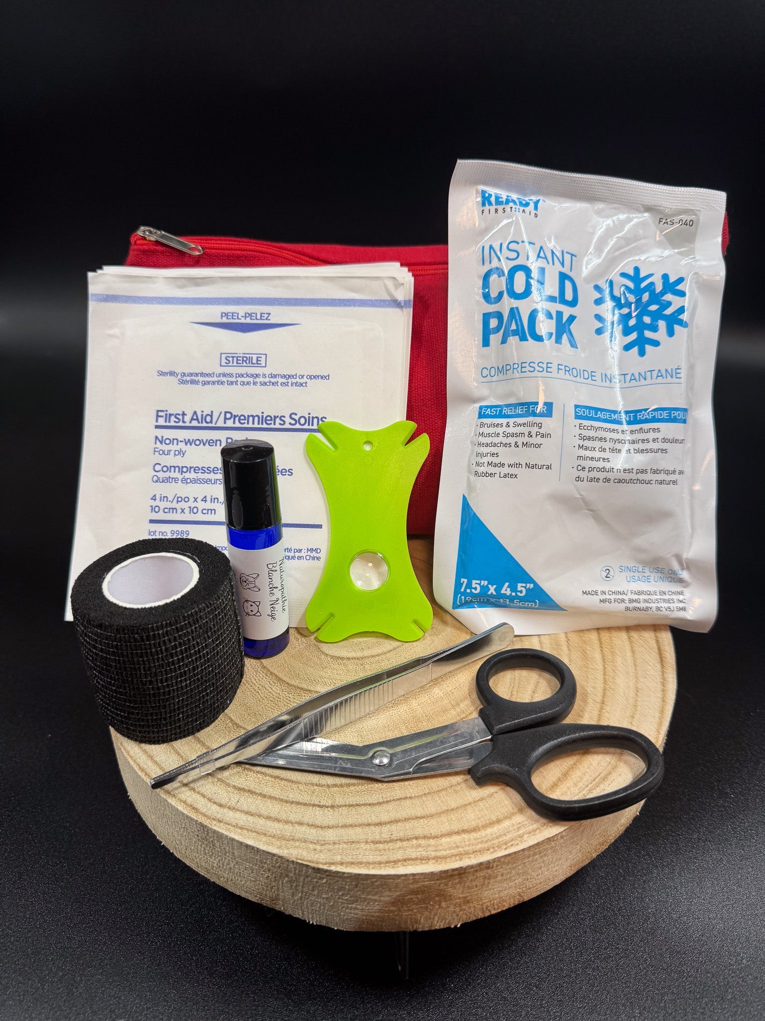 Trousse de premiers soins Boutique Poilue & Co.