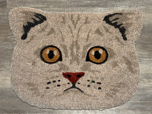 Tapis en forme de chat Boutique Poilue & Co.